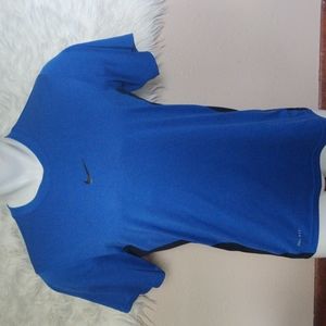 Nike dri fit blue athletic Tshirt sz s